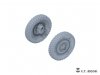E.T. Model P35-135 WWII German Schwimmwagen Type166 Sagged wheels Narrow For TAMIYA Kit 1/35